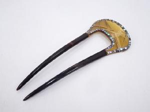 本鼈甲　螺鈿簪　□z